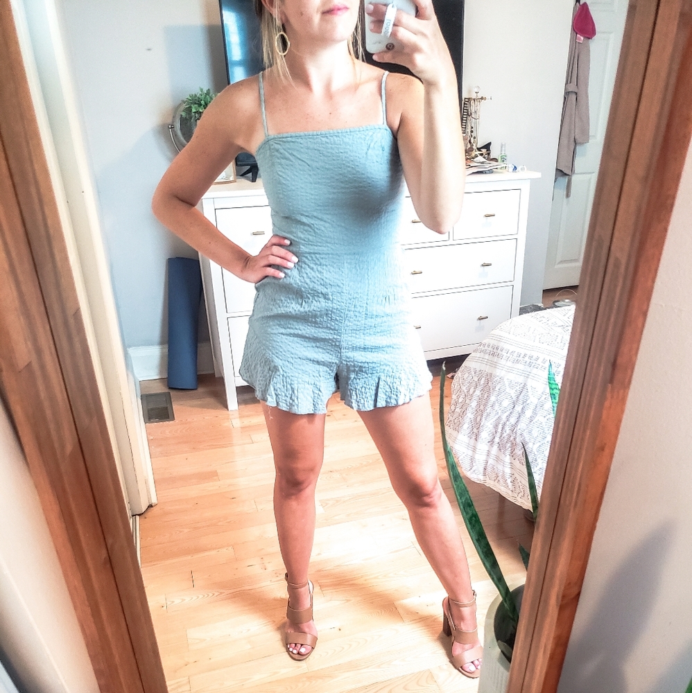 Open back romper